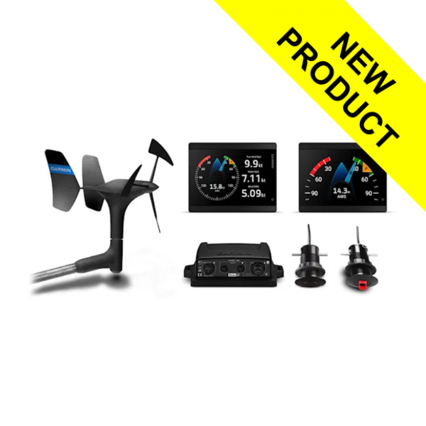 Garmin GMI 40 Wind / Speed / Depth System c/w GDT43/GST43 / Wired gWind - Twin Display