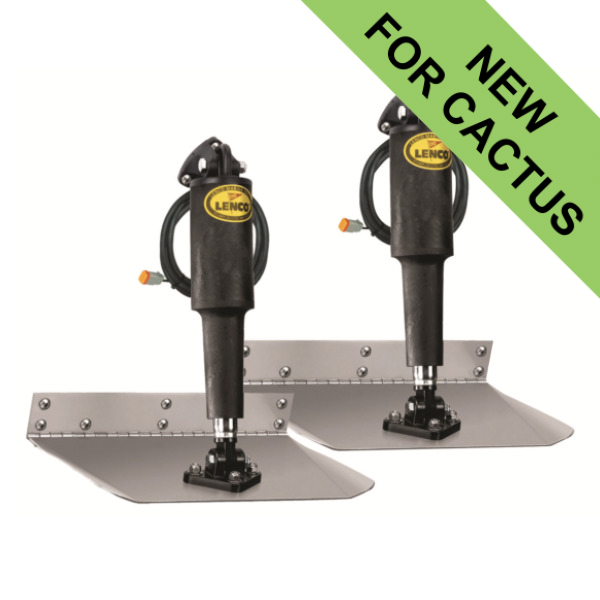 Lenco Trim Tab Kit c/w Switch - 9in x 12in / 22.86 x 30.48cm