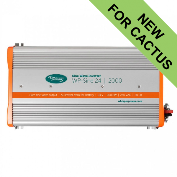 Whisper Power Sine Inverter - 24V/2000W - UK Socket