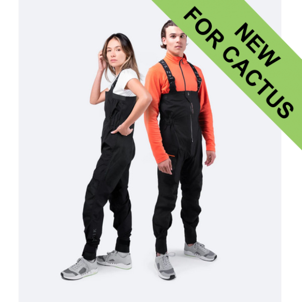 Zhik INS200 Inshore Yachting Performance Salopette - Unisex - Black - Sizes M to XXL