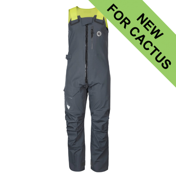 Mustang Meris Waterproof Bib - Admiral Grey - Sizes M to XL