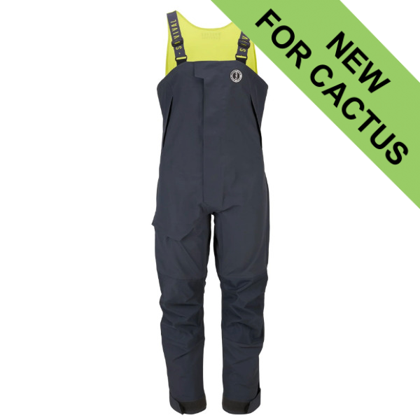 Mustang Mens Taku Waterproof Bib - Admiral Grey - Medium