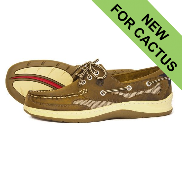 Apache Moose Ketch Deck Shoes - Sand - Size 46