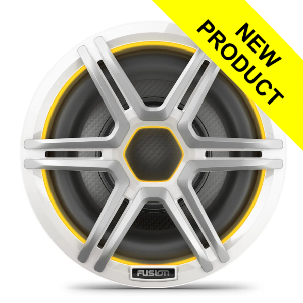 Fusion AP-SL10SPW Apollo LED Marine Subwoofer - 10inch / 600W - Sports White Fusion AP-SL10SPW Apollo LED Marine Subwoofer - 10inch / 600W - Sports White