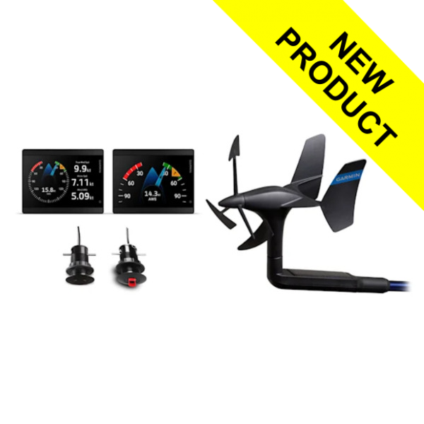 Garmin GMI 40 Wind / Speed / Depth System c/w GDT43/GST43 / Wireless gWind2 - Twin Display Garmin GMI 40 Wind / Speed / Depth System c/w GDT43/GST43 / Wireless gWind2 - Twin Display
