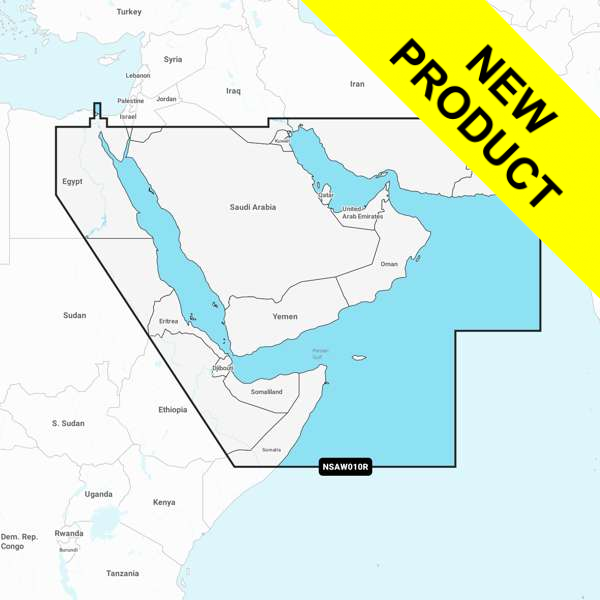 Garmin Navionics+ NSAW010R The Gulf & Red Sea