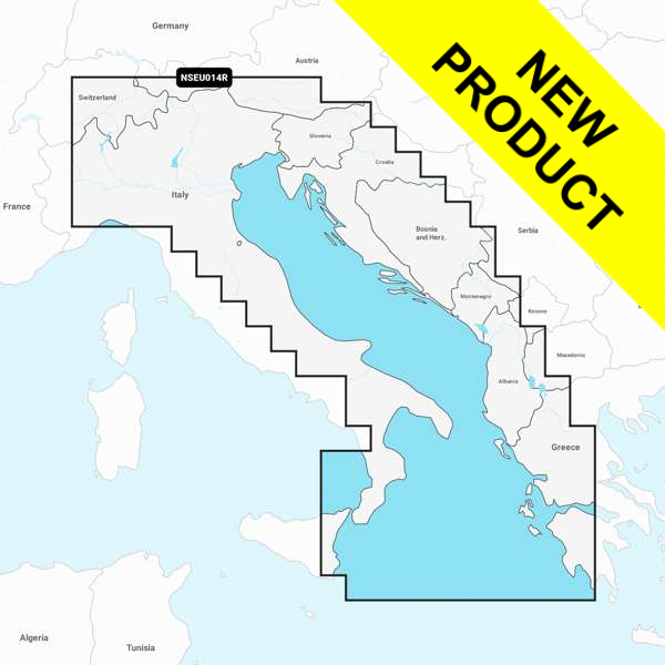 Garmin Navionics+ NSEU014R Italy  Adriatic Sea