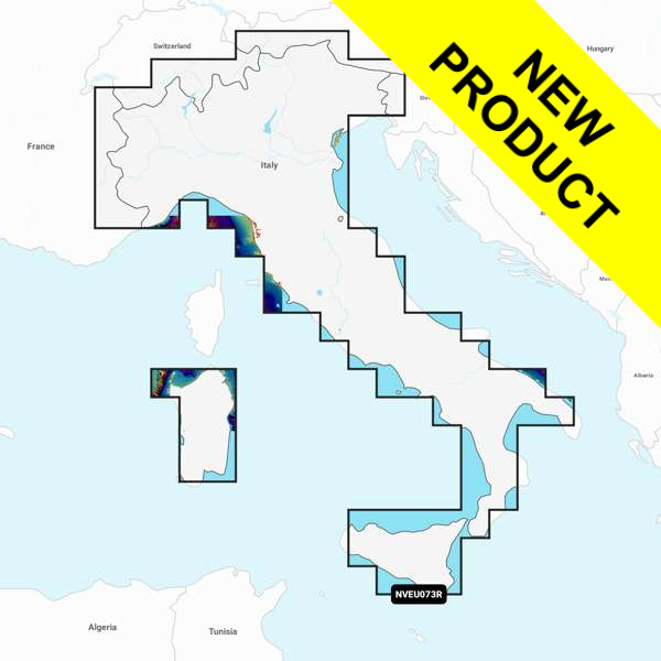 Garmin Navionics Vision+ NVEU073R Italy  Lakes & Rivers