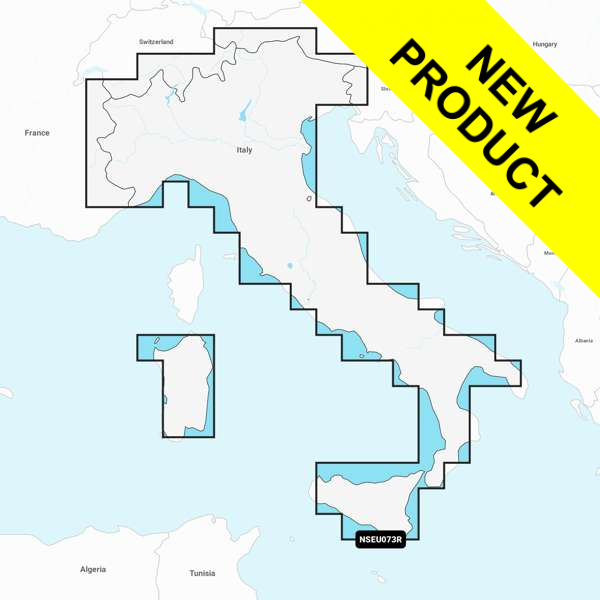 Garmin Navionics+ NSEU073R Italy  Lakes & Rivers