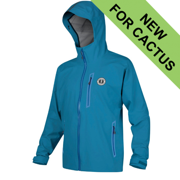 Mustang Mens Callan Waterproof Jacket - Ocean Blue - X-Large Mustang Mens Callan Waterproof Jacket - Ocean Blue - X-Large
