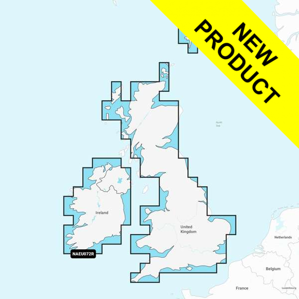 Navionics Plus Regular - U.K. & Ireland Lakes & Rivers - EU072R - SD Card