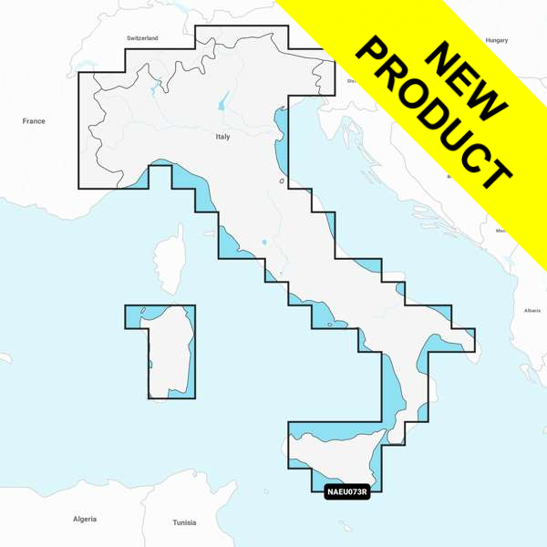 Navionics Plus Regular - Italy Lakes & Rivers - EU073R - SD Card