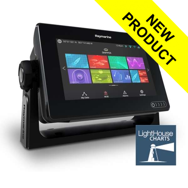 Raymarine Axiom 7 DV - 7 Inch Display With DownVision Sounder (No TR) With LightHouse Download Chart