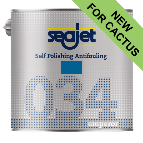 Seajet 034 Emperor Antifouling Paint - Mid Blue - 2.5l Seajet 034 Emperor Antifouling Paint - Mid Blue - 2.5l