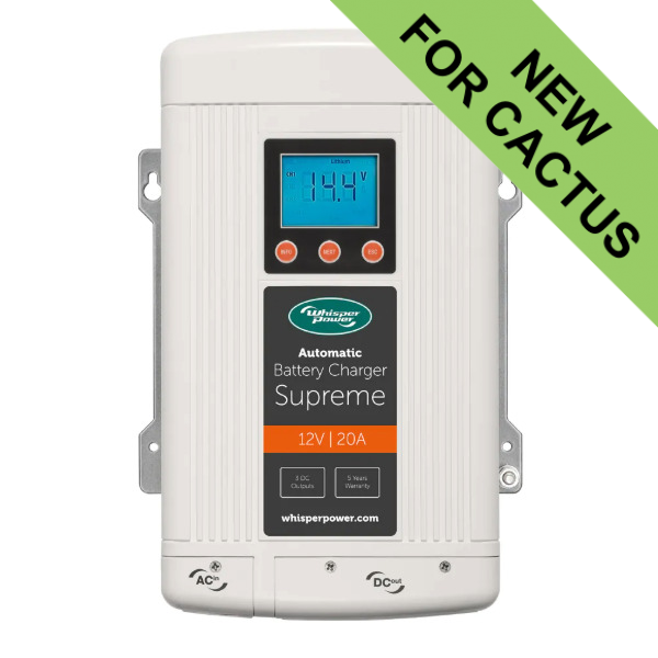 Whisper Power Supreme Battery Charger - 12V/20A Whisper Power Supreme Battery Charger - 12V/20A