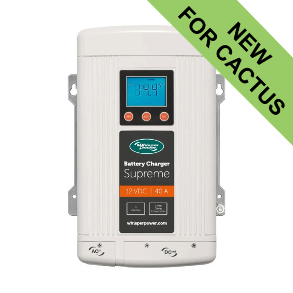 Whisper Power Supreme Battery Charger - 12V/40A Whisper Power Supreme Battery Charger - 12V/40A