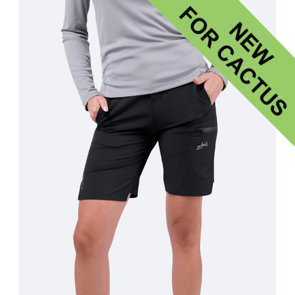 Zhik Performance Stretch Fast Dry Deck Shorts - Womens - Anthracite - Sizes M to XL Zhik Performance Stretch Fast Dry Deck Shorts - Womens - Anthracite - Sizes M to XL
