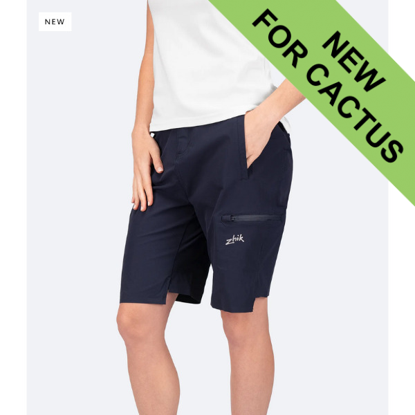 Zhik Performance Stretch Fast Dry Deck Shorts - Womens - Navy Blue - Sizes M to XL Zhik Performance Stretch Fast Dry Deck Shorts - Womens - Navy Blue - Sizes M to XL