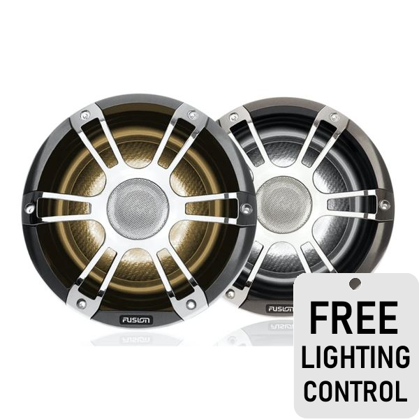 Fusion SG-FL652SPC 6.5 Inch Sports Chrome Speaker LED