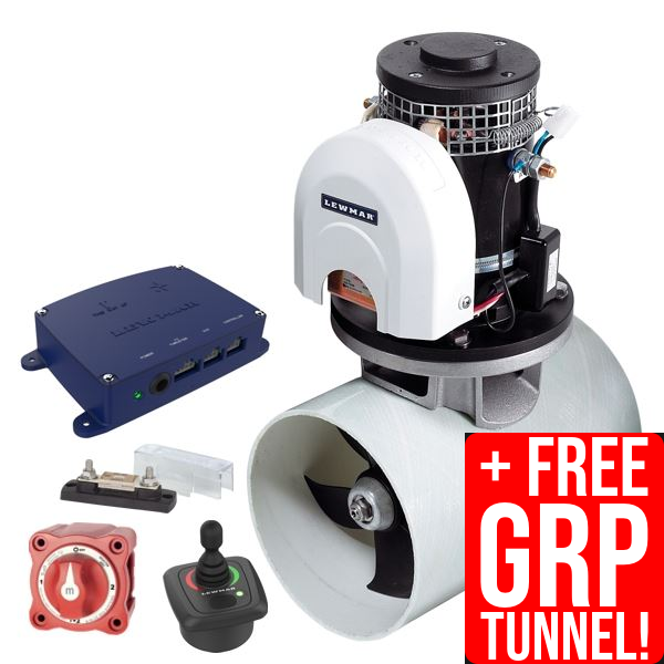 Lewmar 185TT Electric Bow Thruster Kit - GEN2 Joystick - 12V / 6kW
