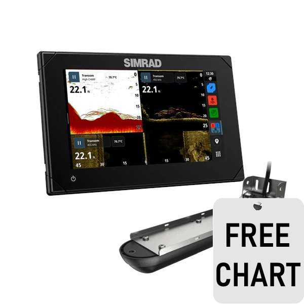 Simrad NSX 3007 7 Inch Touch Screen Display With Active Imaging Transducer