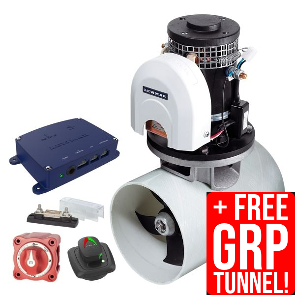 Lewmar 185TT Electric Bow Thruster Kit - GEN2 Control Pad - 12V / 4kW