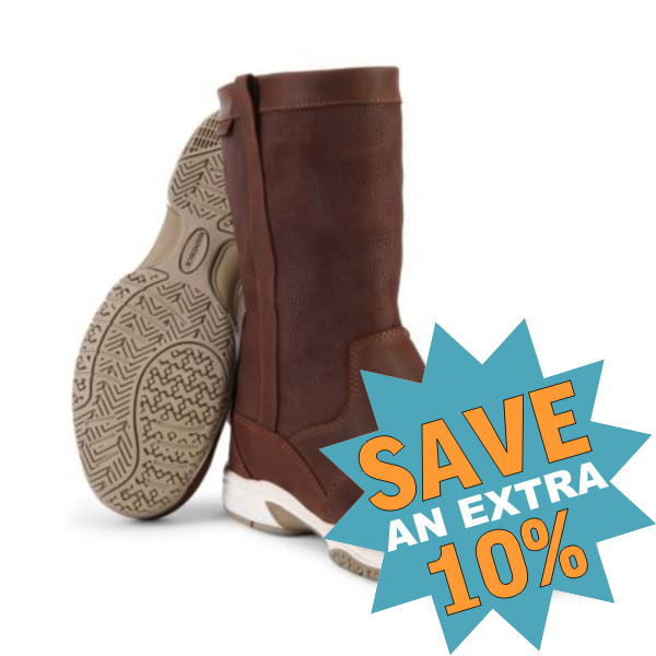 Maindeck Waterproof Leather Sailing Boots Size 6 (MDSLBB39)