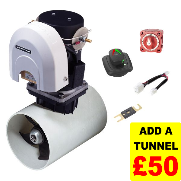 Lewmar 140TT Electric Bow Thruster Kit - GEN2 Control Pad - 12V / 2.2kW