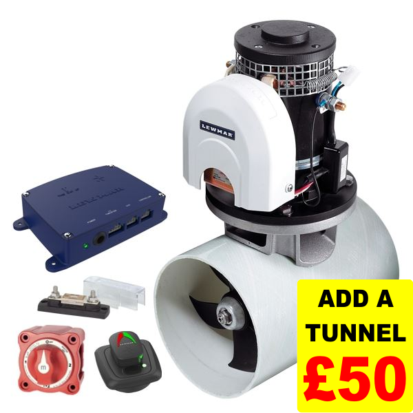 Lewmar 185TT Electric Bow Thruster Kit - GEN2 Control Pad - 12V / 4kW
