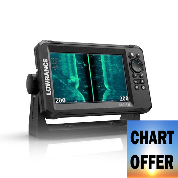 Lowrance Eagle 7 Plotter / Sounder With NO Transducer