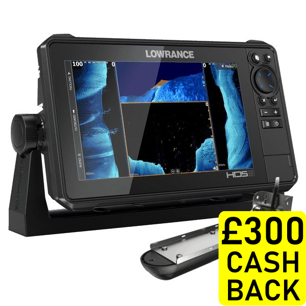 Lowrance HDS9 LIVE with Active Imaging 31 Transom Mounted Transducer (00014425001)