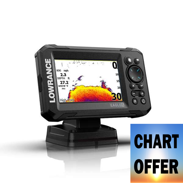 Lowrance Eagle 5 Plotter / Sounder With NO Transducer