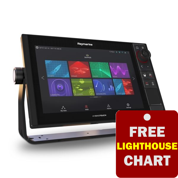 Raymarine Axiom 12 Pro-S HybridTouch 12 Inch MFD with intergrated High CHIRP Conical Sonar for CPT-S