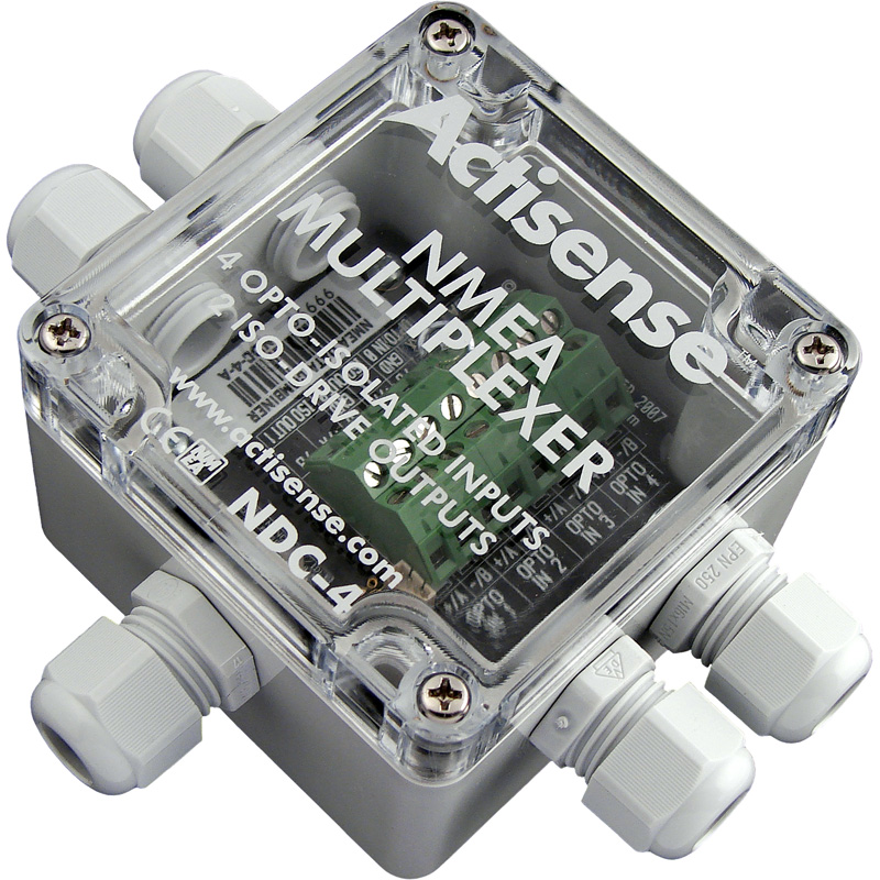 Actisense NDC-4-AIS NMEA Multiplexer pre-configured as AIS Multiplexer