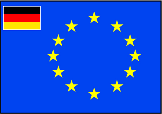 Talamex Europ Flag Germany 100X150