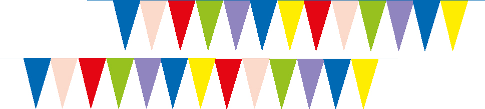 Talamex Decor.Flags 12 Mtr Coloured