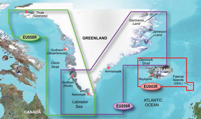 Garmin G3 Vision Regular - EU059R - Greenland East