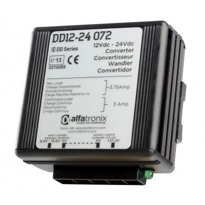 Alfatronix Ddi12-12 072 Converter Dc To Dc Multi Selection - 12vdc To 12vdc 6a Continuous 8a Intermittent