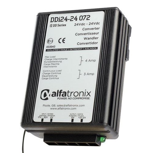 Alfatronix Ddi24-24 072 Converter Dc To Dc Multi Selection - 24vdc To 24vdc 3a Continuous 4a Intermittent