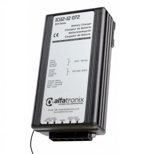 Alfatronix Ici12-12-072 Dc-dc Intelligent Battery Charger - 12vdc To 12vdc - 6a