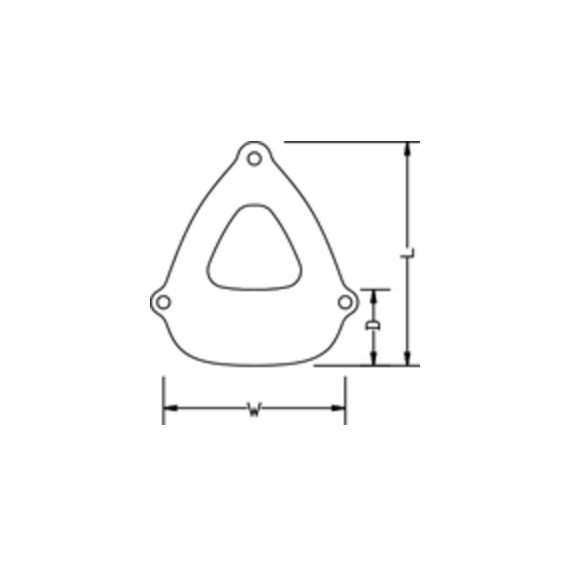Anchor Marine Step Fenders - A0043WH - 43 x 53 x 18 (17 x 21 x7) - White - Image 2 Anchor Marine Step Fenders - A0043WH - 43 x 53 x 18 (17 x 21 x7) - White - Image 2
