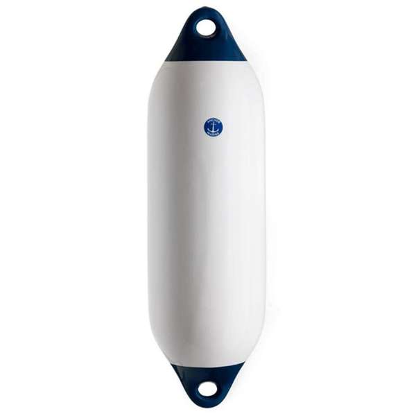 Anchor Marine Standard Fenders - A0451WBSD - 18 x 65 (7 x 26) - White / Blue - Image 2