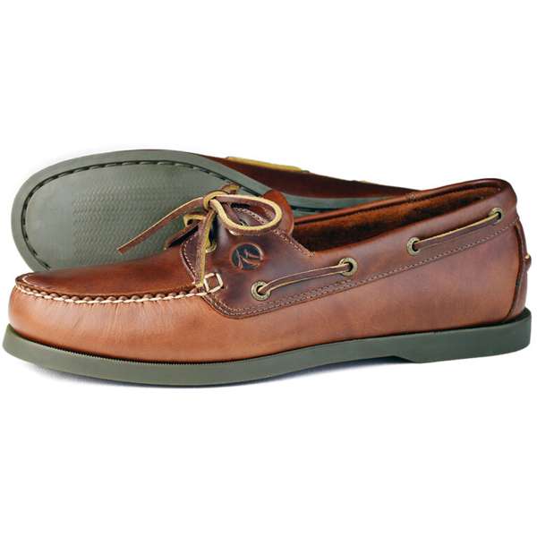 Apache Moose Fastnet Sailing Shoe in Brown - Size 45