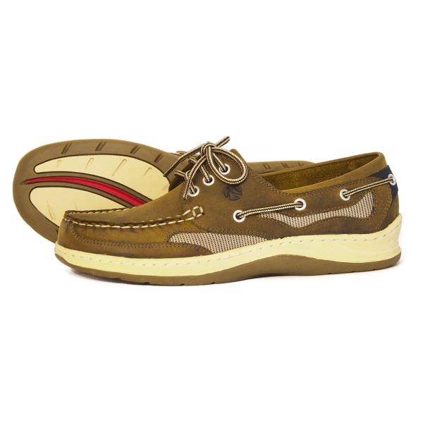 Apache Moose Ketch Deck Shoes - Sand - Size 42
