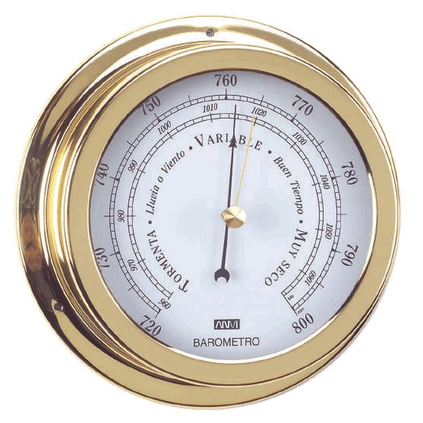 Aqua Marine Barometer 95mm Face Chrome Finish (320367)