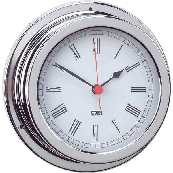 Aqua Marine Clock 95mm Face Brass Finish (320361)