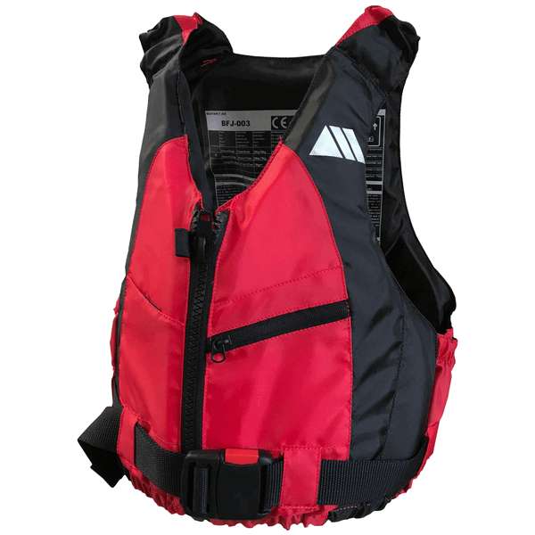 Aqua Marine Marina Zipper Buoyancy Aid 50N M-L - Black & Red - 50-70KG