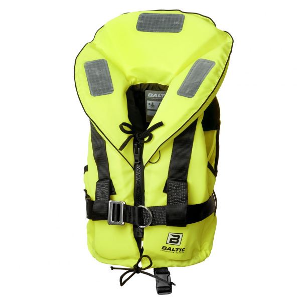 Baltic Ocean Buoyancy Aid With Harness - Junior 30-40kg - UV Yellow