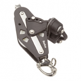 Barton "Size 3 Ball Bearing Block Fiddle with Snap Shackle, Becket & Cam "