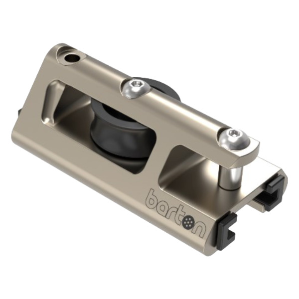 Barton 25mm Towable Track End c/w Becket - Silver